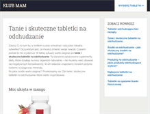 Tablet Screenshot of klubmam.org